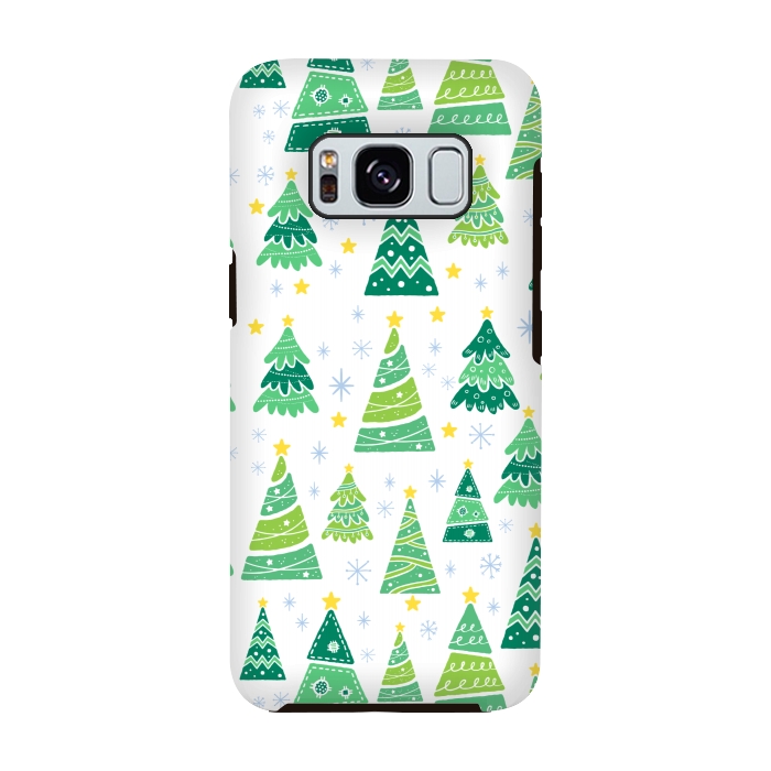 Galaxy S8 StrongFit CHRISTMAS TREE PATTERN by MALLIKA
