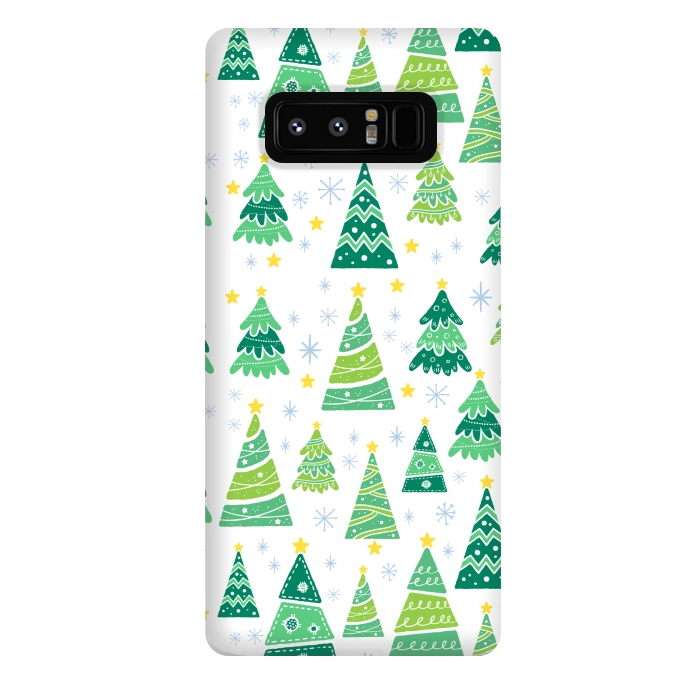 Galaxy Note 8 StrongFit CHRISTMAS TREE PATTERN by MALLIKA
