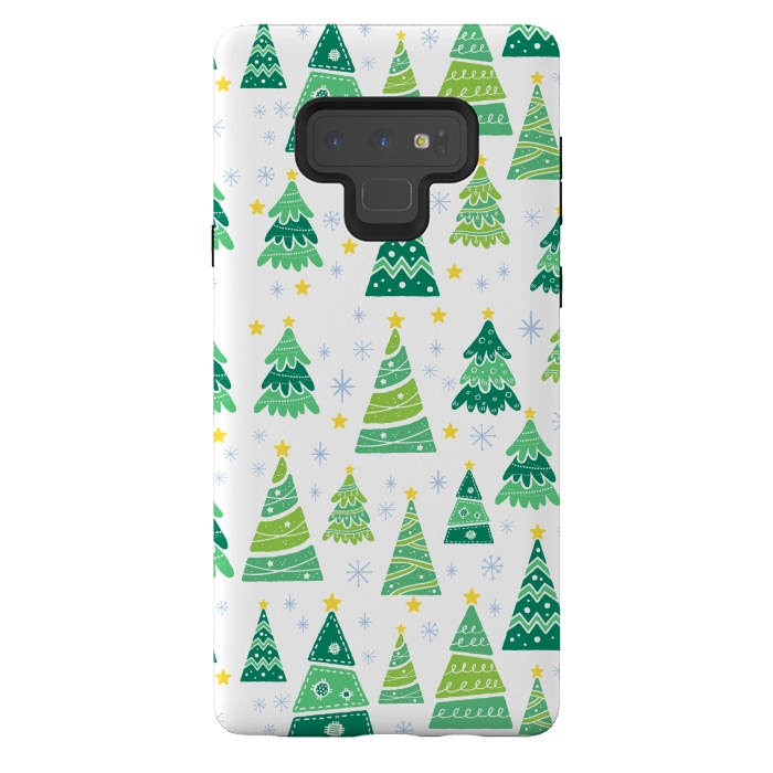 Galaxy Note 9 StrongFit CHRISTMAS TREE PATTERN by MALLIKA