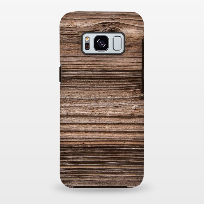 Galaxy S8 plus StrongFit wood by haroulita