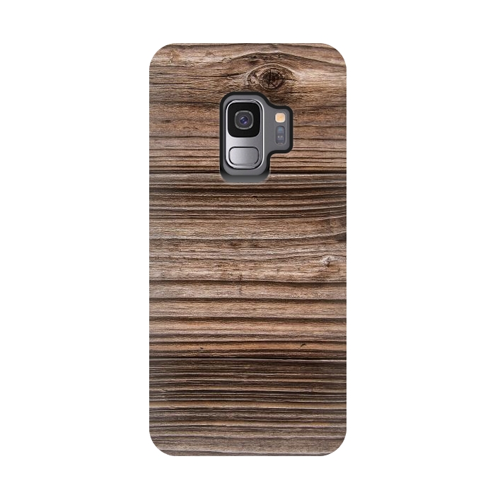 Galaxy S9 StrongFit wood by haroulita