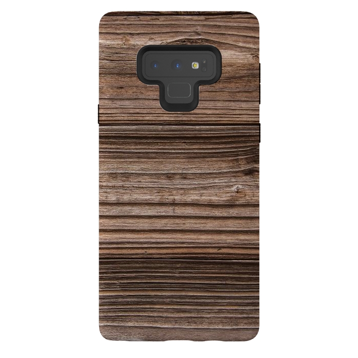 Galaxy Note 9 StrongFit wood by haroulita