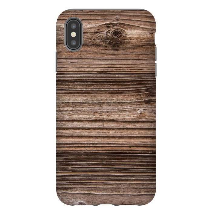 iPhone Xs Max StrongFit wood by haroulita