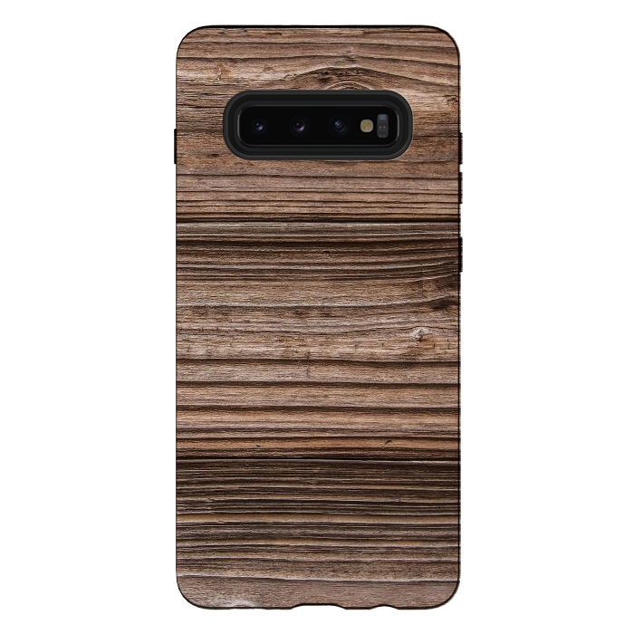 Galaxy S10 plus StrongFit wood by haroulita