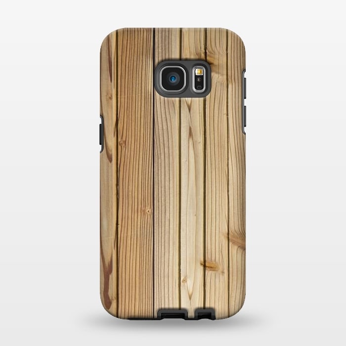 Galaxy S7 EDGE StrongFit wood ii by haroulita
