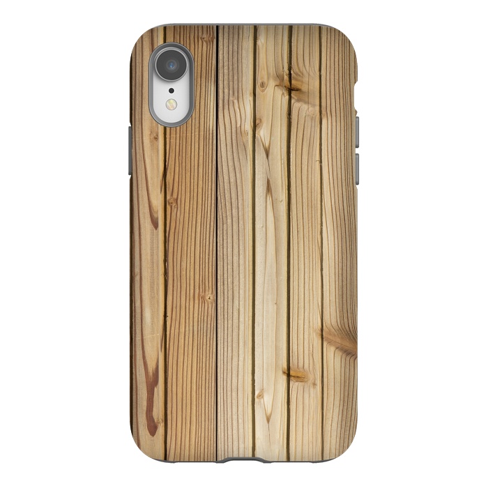 iPhone Xr StrongFit wood ii by haroulita