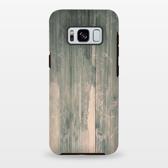 Galaxy S8 plus StrongFit grey wood by haroulita