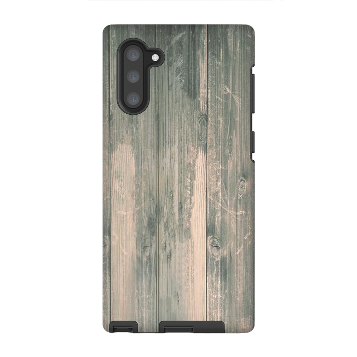 Galaxy Note 10 StrongFit grey wood by haroulita