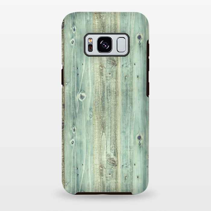 Galaxy S8 plus StrongFit blue wood by haroulita