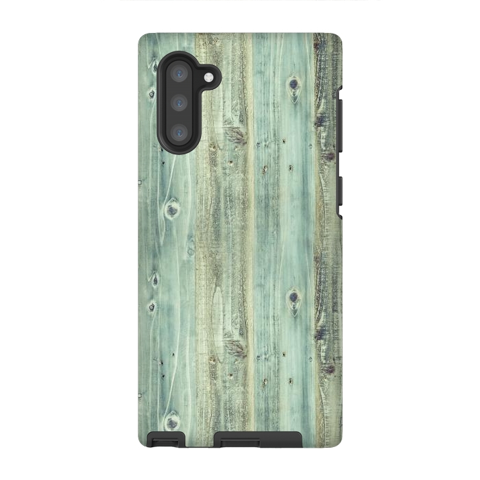 Galaxy Note 10 StrongFit blue wood by haroulita