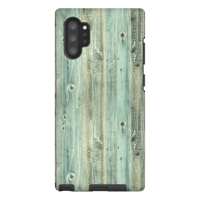 Galaxy Note 10 plus StrongFit blue wood by haroulita