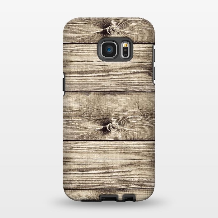 Galaxy S7 EDGE StrongFit wood iii by haroulita