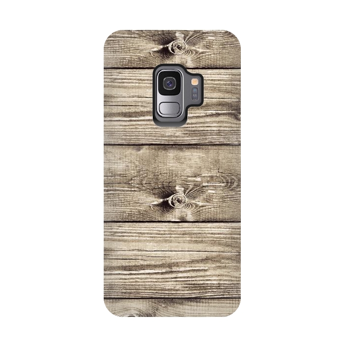 Galaxy S9 StrongFit wood iii by haroulita