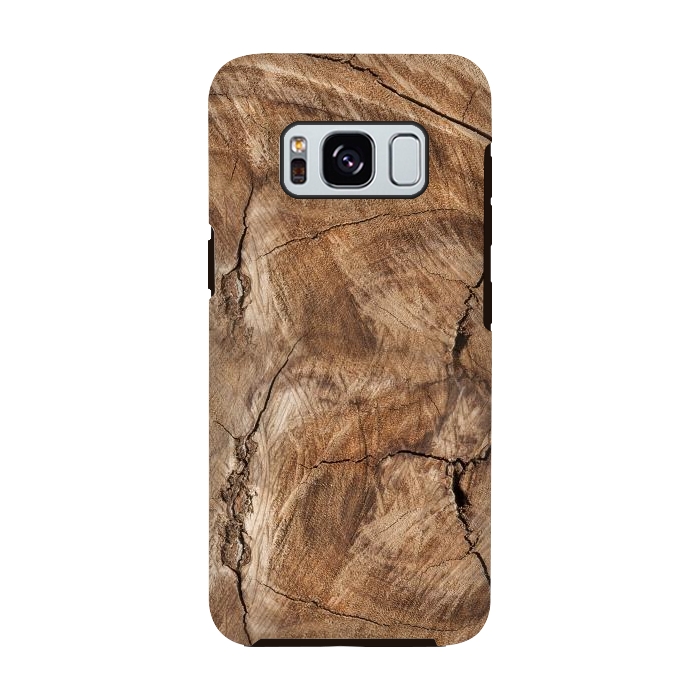 Galaxy S8 StrongFit wooden texture by haroulita
