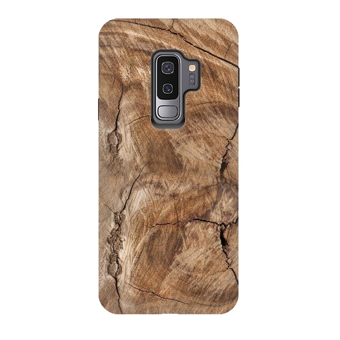 Galaxy S9 plus StrongFit wooden texture by haroulita