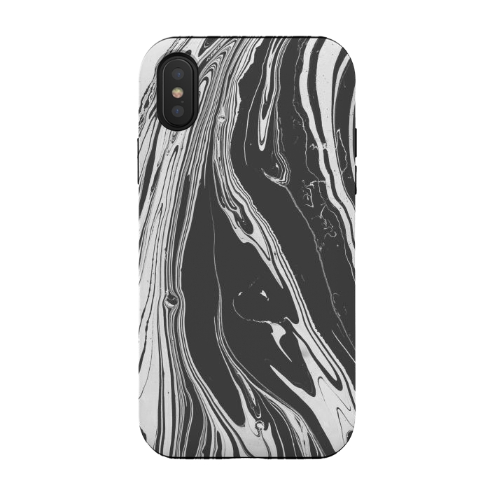 iPhone Xs / X StrongFit bw marble x by haroulita