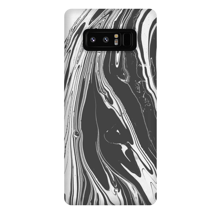 Galaxy Note 8 StrongFit bw marble x by haroulita