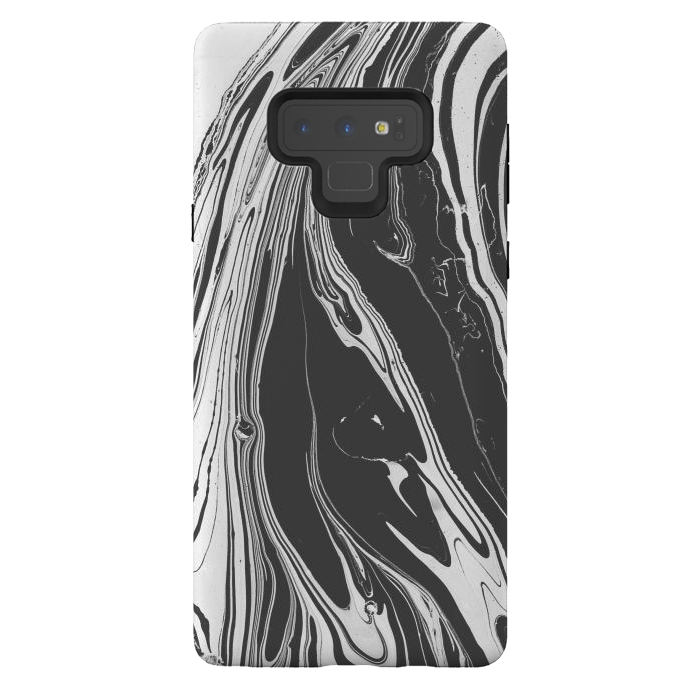 Galaxy Note 9 StrongFit bw marble x by haroulita