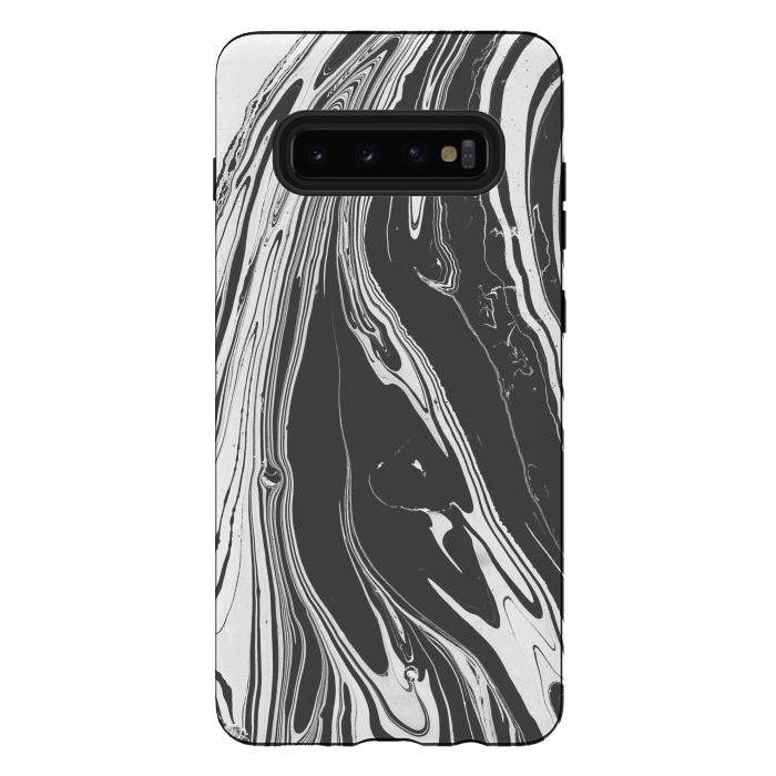 Galaxy S10 plus StrongFit bw marble x by haroulita