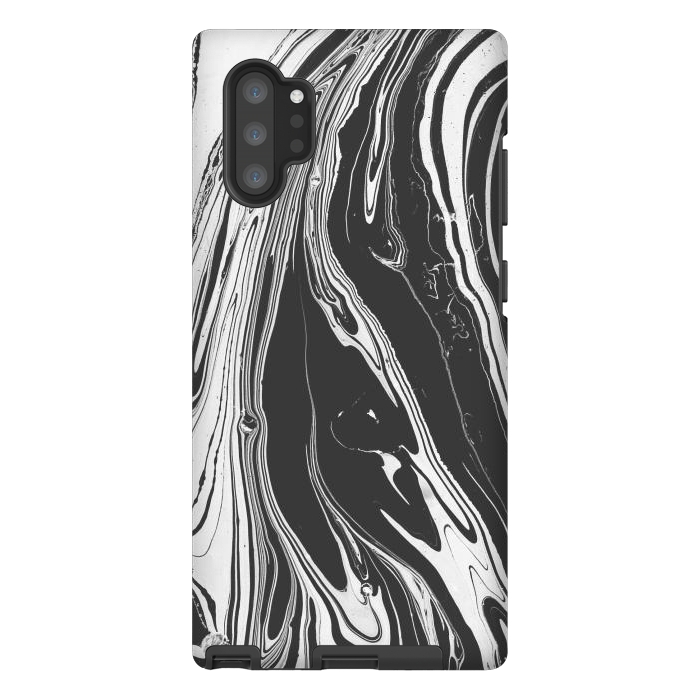 Galaxy Note 10 plus StrongFit bw marble x by haroulita