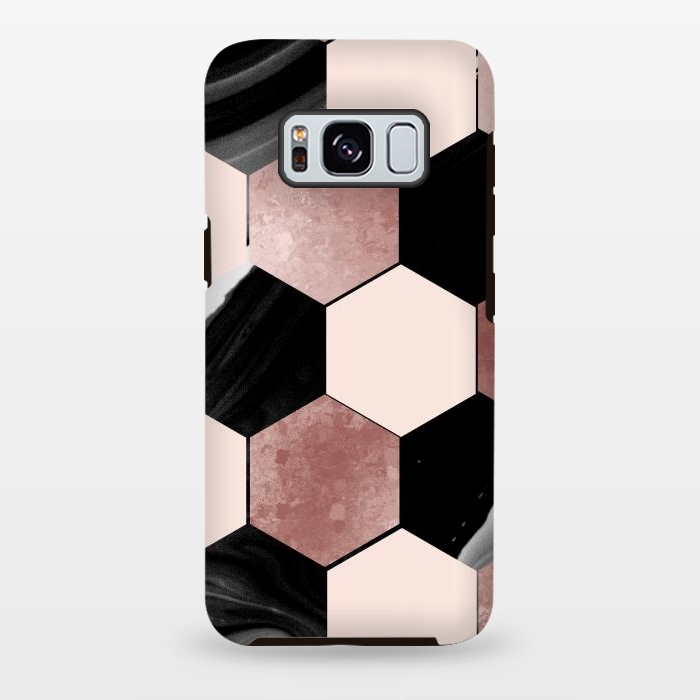 Galaxy S8 plus StrongFit geometrical marble by haroulita
