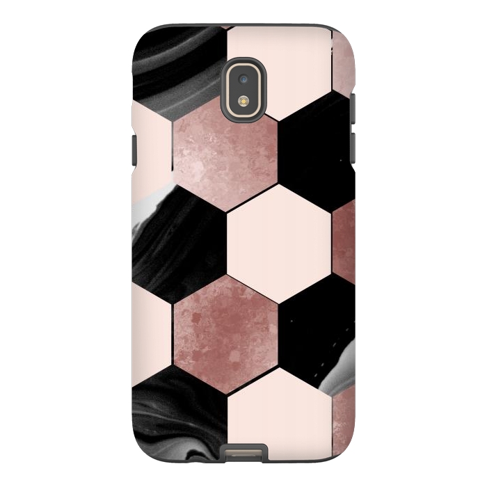 Galaxy J7 StrongFit geometrical marble by haroulita