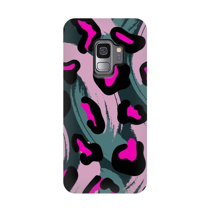 Galaxy S9 StrongFit camo animal print by haroulita
