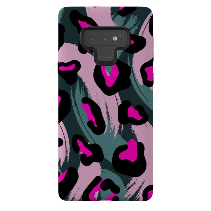 Galaxy Note 9 StrongFit camo animal print by haroulita
