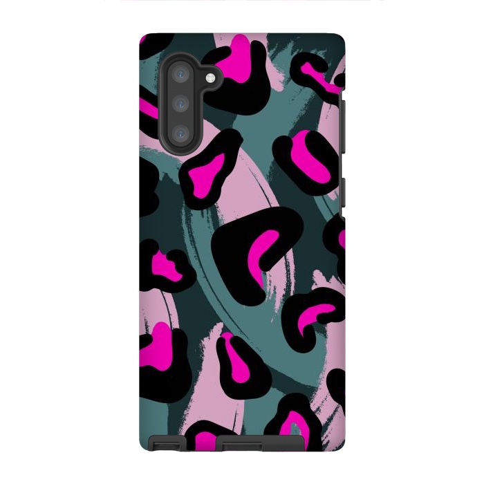 Galaxy Note 10 StrongFit camo animal print by haroulita