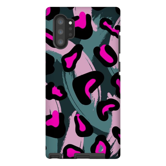 Galaxy Note 10 plus StrongFit camo animal print by haroulita