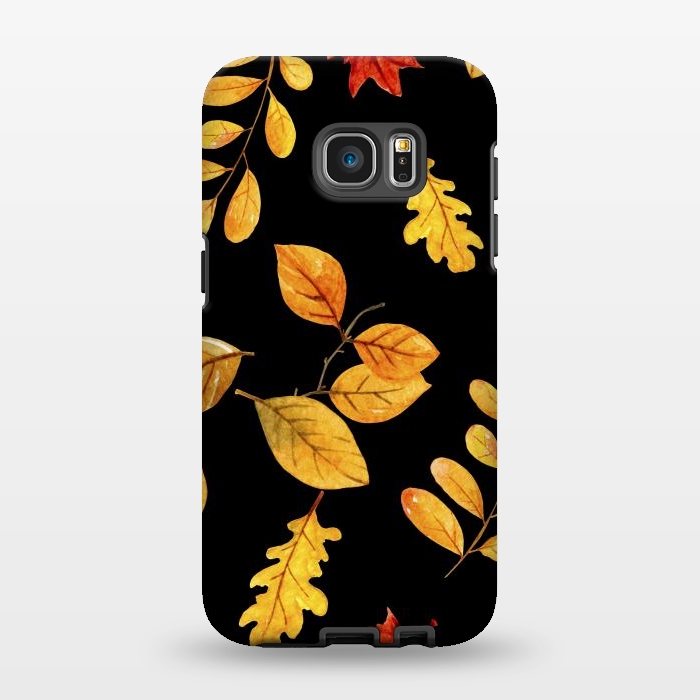 Galaxy S7 EDGE StrongFit fall leaves x by haroulita