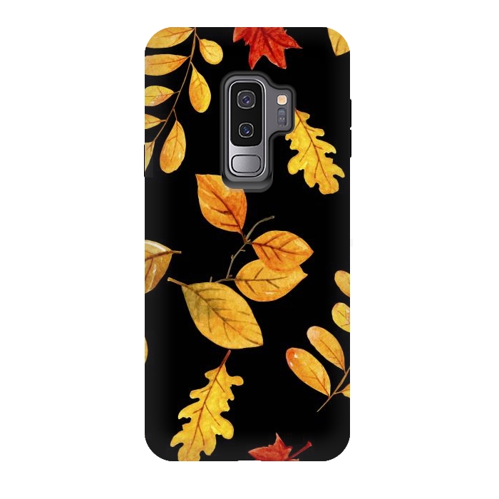 Galaxy S9 plus StrongFit fall leaves x by haroulita