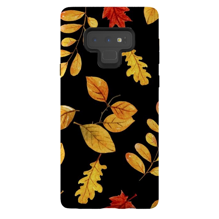 Galaxy Note 9 StrongFit fall leaves x by haroulita
