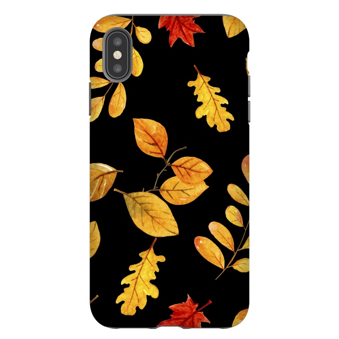 iPhone Xs Max StrongFit fall leaves x by haroulita