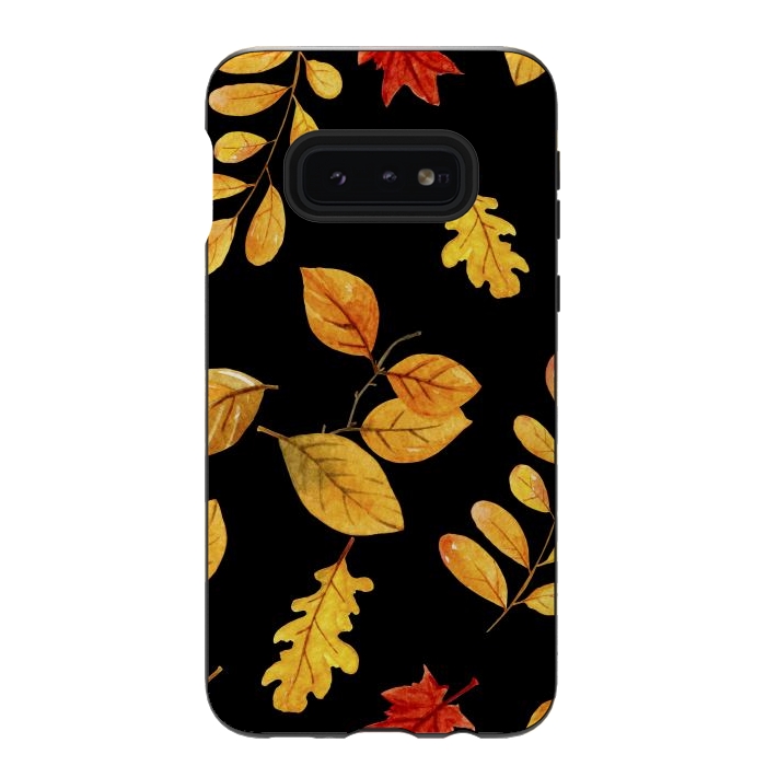 Galaxy S10e StrongFit fall leaves x by haroulita