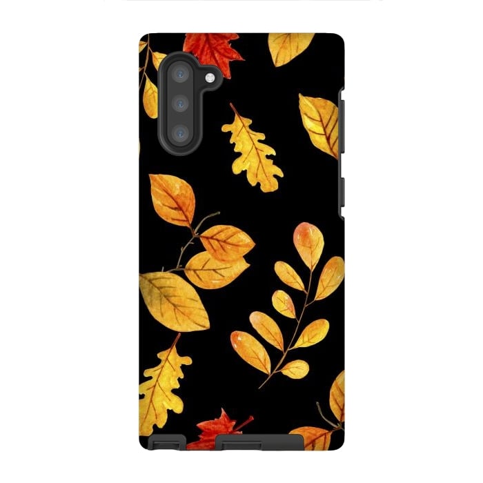 Galaxy Note 10 StrongFit fall leaves x by haroulita
