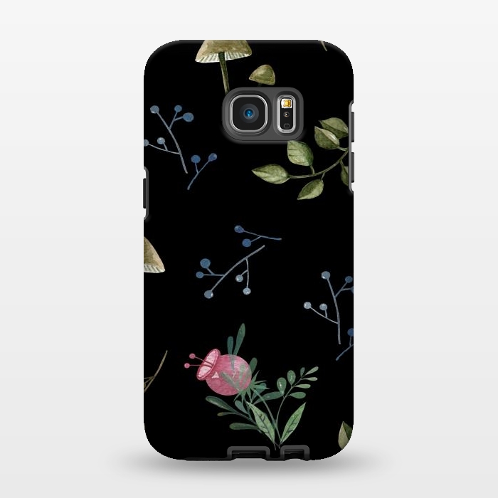 Galaxy S7 EDGE StrongFit flower pattern cc by haroulita