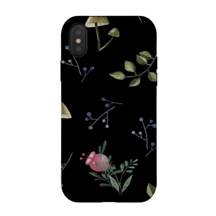 iPhone Xs / X StrongFit flower pattern cc by haroulita