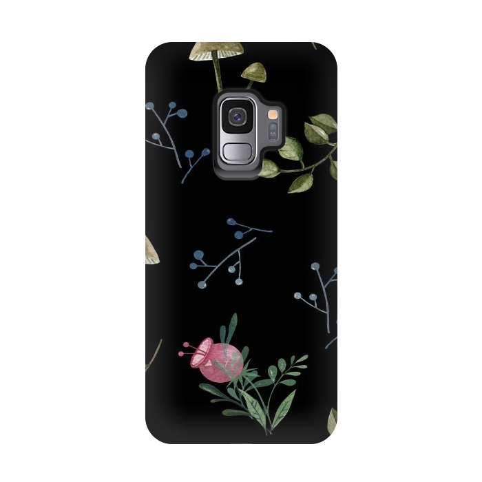 Galaxy S9 StrongFit flower pattern cc by haroulita