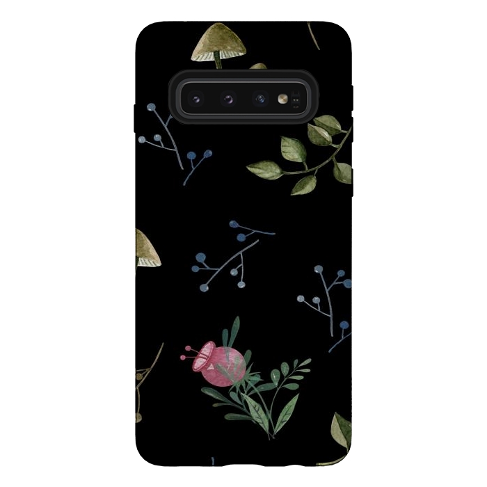 Galaxy S10 StrongFit flower pattern cc by haroulita