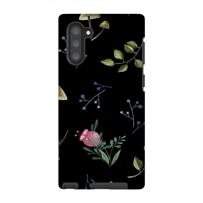 Galaxy Note 10 StrongFit flower pattern cc by haroulita