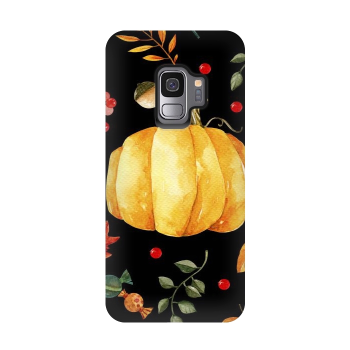 Galaxy S9 StrongFit pumpkin season by haroulita