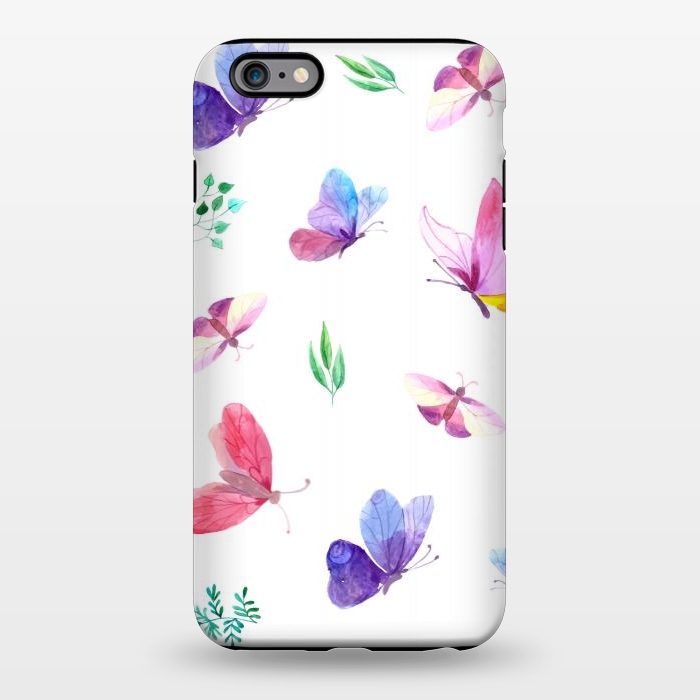 iPhone 6/6s plus StrongFit watercolor butterflies c by haroulita