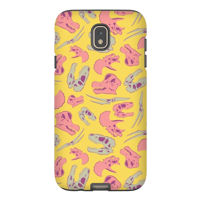 Galaxy J7 StrongFit Skull Roll - Yellow by Melissa Lee