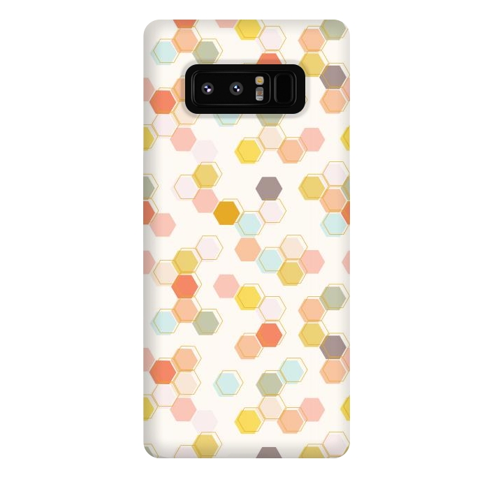 Galaxy Note 8 StrongFit Honeycomb by Melissa Lee