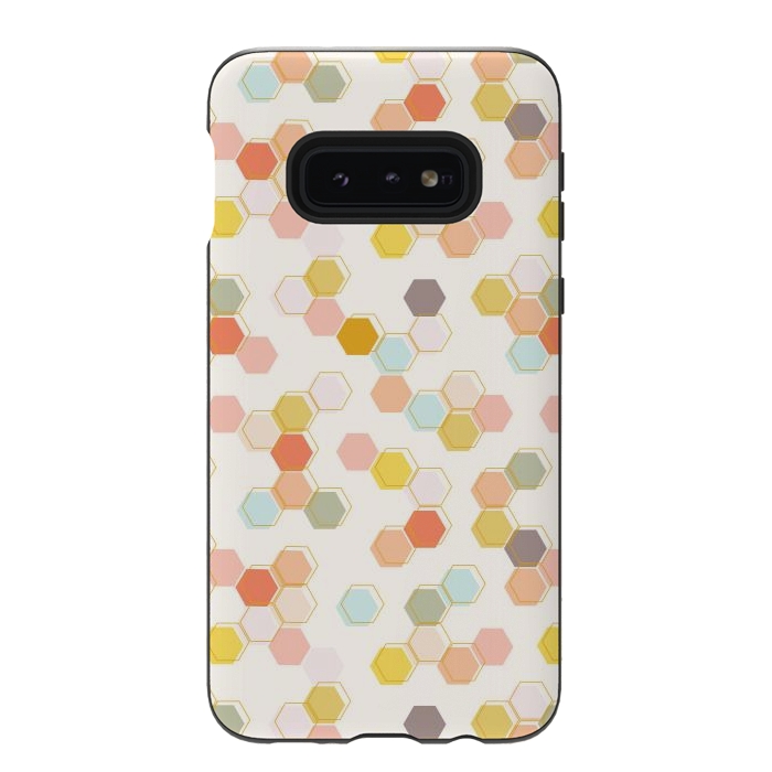 Galaxy S10e StrongFit Honeycomb by Melissa Lee