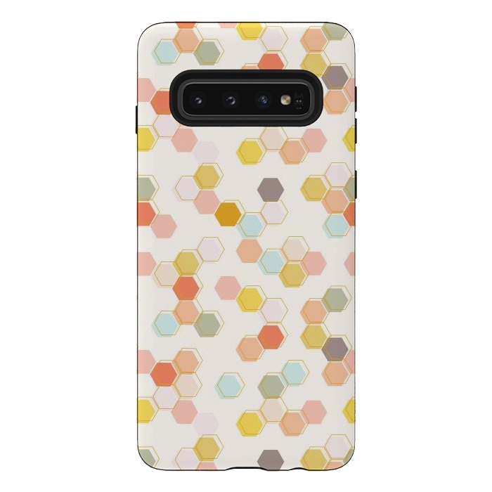 Galaxy S10 StrongFit Honeycomb by Melissa Lee