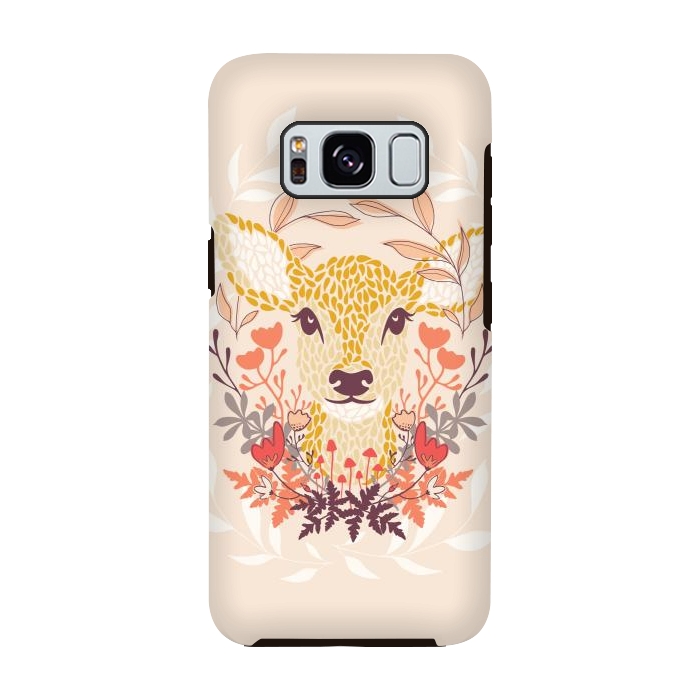 Galaxy S8 StrongFit Oh Deer by Melissa Lee