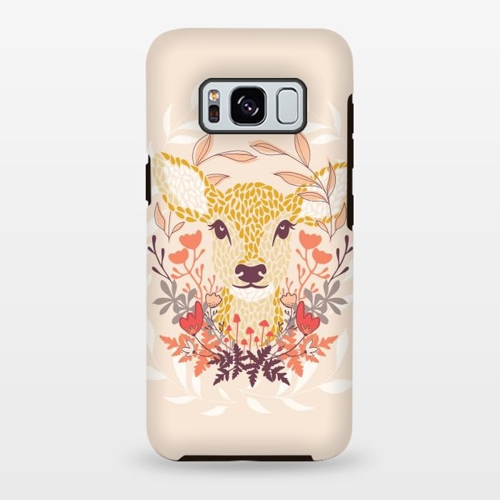 Galaxy S8 plus StrongFit Oh Deer by Melissa Lee