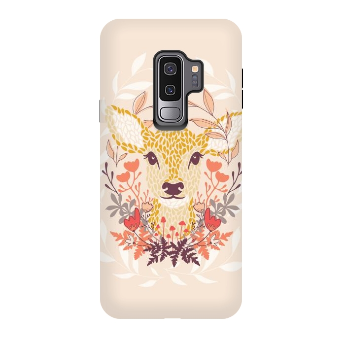 Galaxy S9 plus StrongFit Oh Deer by Melissa Lee